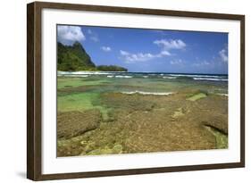 Tunnels Beach, Kauai, Hawaii, USA-Jaynes Gallery-Framed Photographic Print