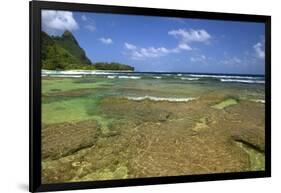 Tunnels Beach, Kauai, Hawaii, USA-Jaynes Gallery-Framed Photographic Print