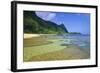 Tunnels Beach Kauai Hawaii-null-Framed Art Print