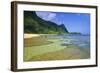 Tunnels Beach Kauai Hawaii-null-Framed Art Print