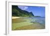 Tunnels Beach Kauai Hawaii-null-Framed Art Print