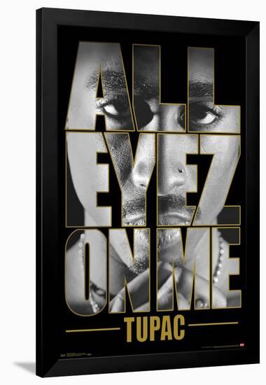 Tupac - All Eyes-Trends International-Framed Poster