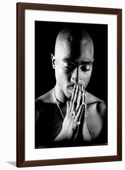 Tupac - Praying-null-Framed Poster