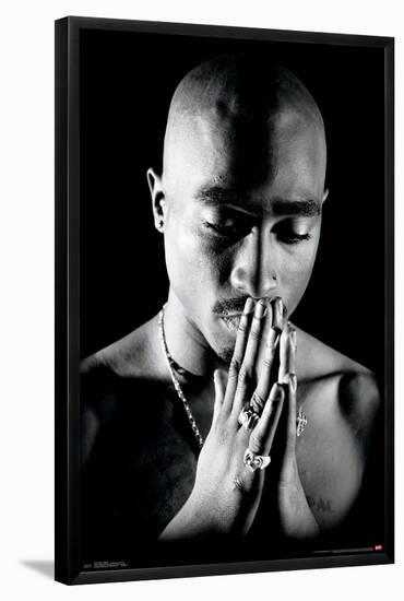 Tupac - Praying-null-Framed Poster