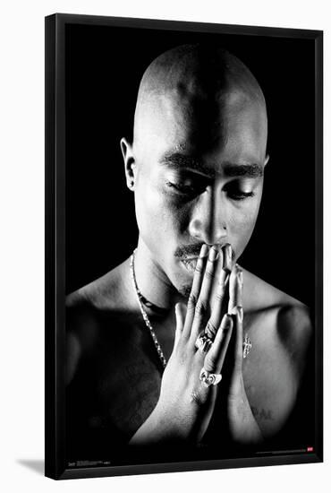 Tupac - Praying-Trends International-Framed Poster