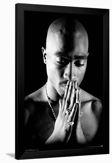 Tupac - Praying-Trends International-Framed Poster