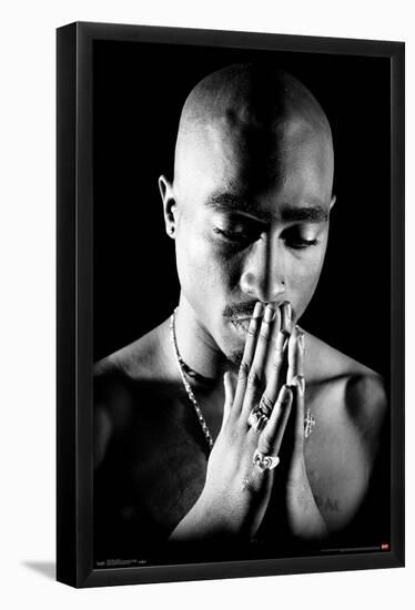Tupac - Praying-Trends International-Framed Poster