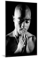 Tupac - Praying-Trends International-Mounted Poster