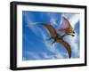 Tupandactylus Imperator, a Pterosaur from the Early Cretaceous Period-null-Framed Art Print