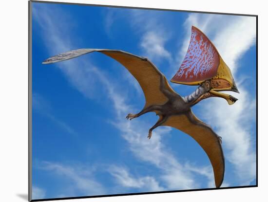 Tupandactylus Imperator, a Pterosaur from the Early Cretaceous Period-null-Mounted Art Print