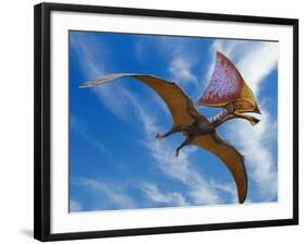Tupandactylus Imperator, a Pterosaur from the Early Cretaceous Period-null-Framed Art Print