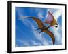 Tupandactylus Imperator, a Pterosaur from the Early Cretaceous Period-null-Framed Art Print