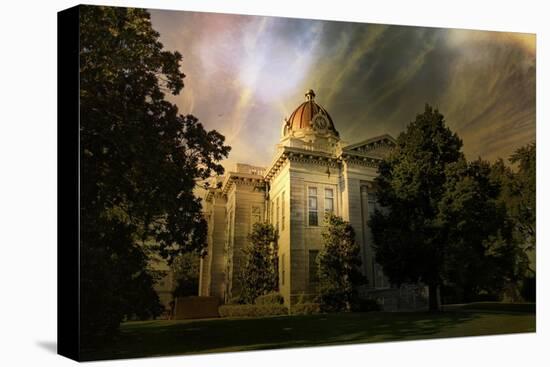 Tupelo Mississippi Courthouse-Jai Johnson-Stretched Canvas