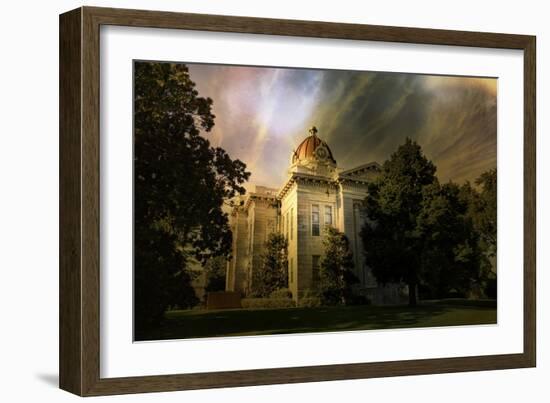 Tupelo Mississippi Courthouse-Jai Johnson-Framed Giclee Print