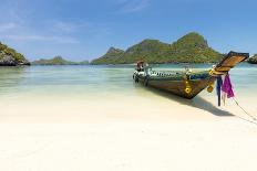 Traditional Fishing Longtail Boat at Angthong National Marine Park near Koh Samui, Thailand-tupikov-Photographic Print