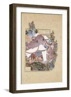 Tur Beheads Iraj, C.1530-35-Sultan Muhammad-Framed Giclee Print