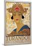 Turandot (G. Puccini) - Vintage Style Italian Opera Poster-null-Mounted Poster
