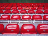 Rows of Empty Seats in Stadium-Turba-Framed Photographic Print