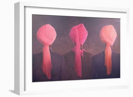 Turban Triptych-Lincoln Seligman-Framed Giclee Print