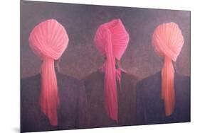 Turban Triptych-Lincoln Seligman-Mounted Giclee Print