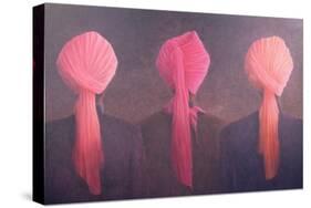 Turban Triptych-Lincoln Seligman-Stretched Canvas