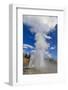 Turban, Vent and Grand Geysers Erupt, Upper Geyser Basin, Yellowstone National Park, Wyoming, Usa-Eleanor Scriven-Framed Photographic Print