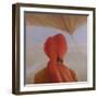 Turbaned Backview with Tenting-Lincoln Seligman-Framed Giclee Print