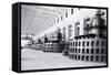 Turbine Room of Wilson Dam Power Plant-Philip Gendreau-Framed Stretched Canvas