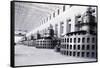 Turbine Room of Wilson Dam Power Plant-Philip Gendreau-Framed Stretched Canvas