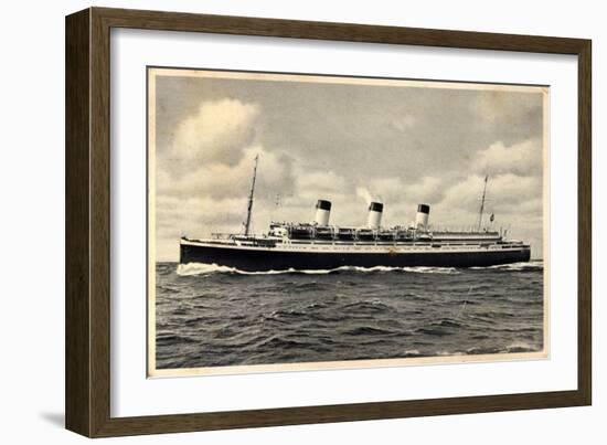 Turbinen Dampfer Cap Arcona Der HSDG-null-Framed Giclee Print