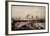 Turbinen Schnelldampfer Imperator Im Hafen-null-Framed Giclee Print