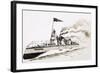 Turbinia, Steam-Powered Ship-John S. Smith-Framed Giclee Print