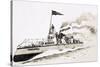 Turbinia, Steam-Powered Ship-John S. Smith-Stretched Canvas