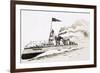 Turbinia, Steam-Powered Ship-John S. Smith-Framed Giclee Print