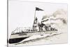 Turbinia, Steam-Powered Ship-John S. Smith-Stretched Canvas