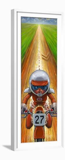 Turbo All The Way-Aaron Jasinski-Framed Premium Giclee Print