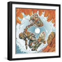 Turbo Wheelz Penetration-HR-FM-Framed Art Print