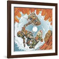 Turbo Wheelz Penetration-HR-FM-Framed Art Print