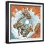 Turbo Wheelz Penetration-HR-FM-Framed Premium Giclee Print