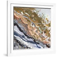 Turbulence Square II-Patricia Pinto-Framed Art Print