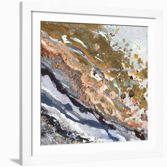 Turbulence Square II-Patricia Pinto-Framed Art Print