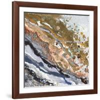 Turbulence Square II-Patricia Pinto-Framed Art Print