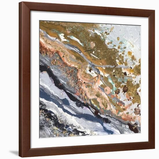 Turbulence Square II-Patricia Pinto-Framed Art Print