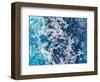 Turbulent Tasman Sea V-Eva Bane-Framed Art Print