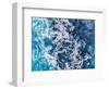 Turbulent Tasman Sea V-Eva Bane-Framed Art Print