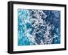 Turbulent Tasman Sea V-Eva Bane-Framed Art Print