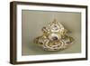 Tureen and Platter Decorated with Golden Raised Decoration-null-Framed Giclee Print