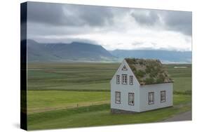 Turf House Glaumbaer, Lonesome House-Catharina Lux-Stretched Canvas