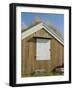 Turf Roofed Wooden Hut, Kvaloya Island, West of Tromso, Norway, Scandinavia-Gary Cook-Framed Photographic Print