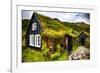 Turfhouse in Skoga-George Oze-Framed Photographic Print